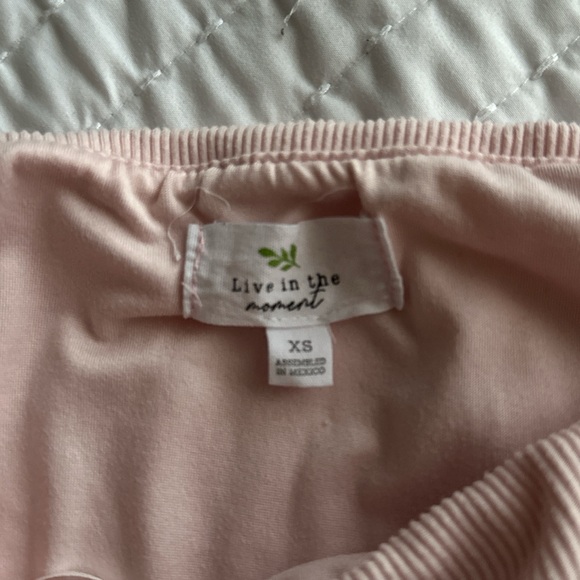 Pink Ribbed Tube Top - Picture 3 of 3